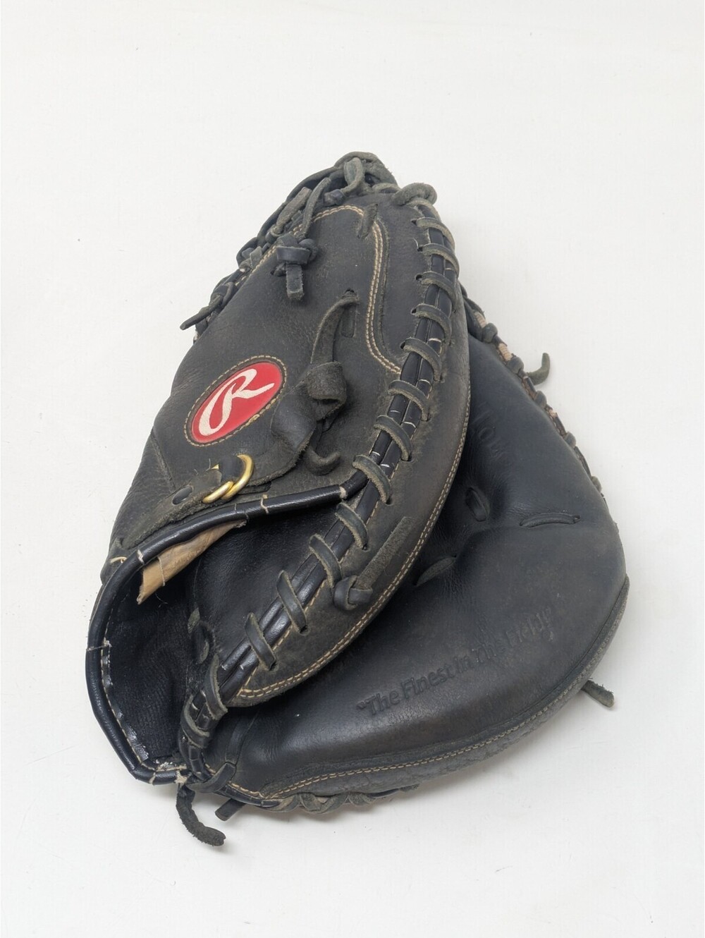 Rawlings Renegade RCMBB 32.5" Baseball Catcher's Mitt Glove Leather RHT Black